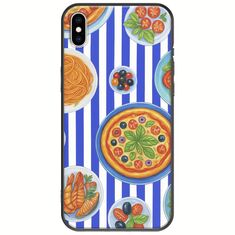 Mediterranean Feast iPhone X / XS Black TPU (Μαύρη Σιλικόνη)