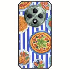 Mediterranean Feast Oppo Reno 12 F 5G Black TPU (Μαύρη Σιλικόνη)