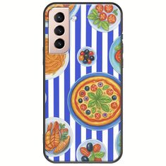 Mediterranean Feast Samsung Galaxy S21 FE 5G Black TPU (Μαύρη Σιλικόνη)