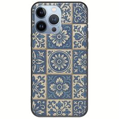 Aegean Mosaic iPhone 13 Pro Black TPU (Μαύρη Σιλικόνη)