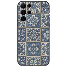 Aegean Mosaic Samsung Galaxy S22 Ultra Black TPU (Μαύρη Σιλικόνη)
