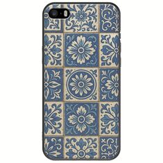 Aegean Mosaic iPhone 5/5s/SE 2016 Black TPU (Μαύρη Σιλικόνη)