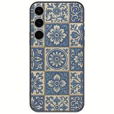 Aegean Mosaic Samsung Galaxy S25 5G Black TPU (Μαύρη Σιλικόνη)