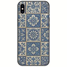 Aegean Mosaic iPhone XS Max Black TPU (Μαύρη Σιλικόνη)