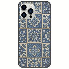Aegean Mosaic iPhone 14 Pro Black TPU (Μαύρη Σιλικόνη)