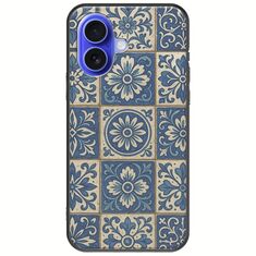 Aegean Mosaic iPhone 16 Black TPU (Μαύρη Σιλικόνη)