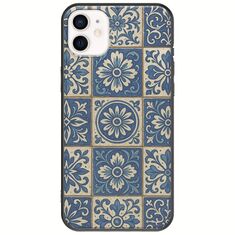 Aegean Mosaic iPhone 12 Black TPU (Μαύρη Σιλικόνη)