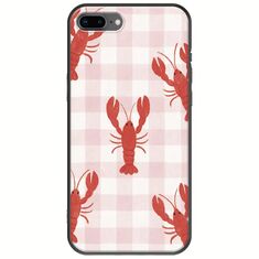 Lobster Picnic iPhone 8 Plus Black TPU (Μαύρη Σιλικόνη)