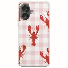 Lobster Picnic iPhone 16 Plus Flexible TPU (Διάφανη Σιλικόνη)