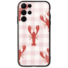 Lobster Picnic Samsung Galaxy S22 Ultra Groove TPU (Tempered Glass και TPU)