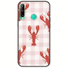 Lobster Picnic Huawei P40 Lite E Black TPU (Μαύρη Σιλικόνη)