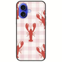 Lobster Picnic iPhone 16 Black TPU (Μαύρη Σιλικόνη)