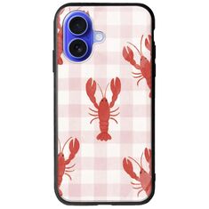 Lobster Picnic iPhone 16 Groove TPU (Tempered Glass και TPU)
