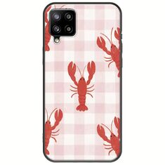 Lobster Picnic Samsung Galaxy A22 4G Black TPU (Μαύρη Σιλικόνη)