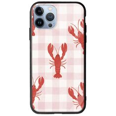Lobster Picnic iPhone 12 Pro Groove TPU (Tempered Glass και TPU)