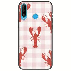 Lobster Picnic Huawei P30 Lite Black TPU (Μαύρη Σιλικόνη)