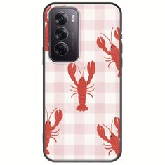 Lobster Picnic Oppo Reno 12 5G Black TPU (Μαύρη Σιλικόνη)