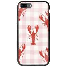 Lobster Picnic iPhone 8 Plus Groove TPU (Tempered Glass και TPU)