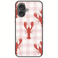 Lobster Picnic iPhone 16 Plus Black TPU (Μαύρη Σιλικόνη)