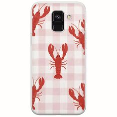 Lobster Picnic Samsung Galaxy A8(2018) Flexible TPU (Διάφανη Σιλικόνη)
