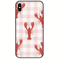 Lobster Picnic iPhone X / XS Black TPU (Μαύρη Σιλικόνη)