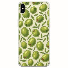 Olive Vibes iPhone X / XS Flexible TPU (Διάφανη Σιλικόνη)