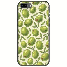 Olive Vibes iPhone 7 Plus Black TPU (Μαύρη Σιλικόνη)