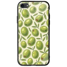 Olive Vibes iPhone 8 Groove TPU (Tempered Glass και TPU)