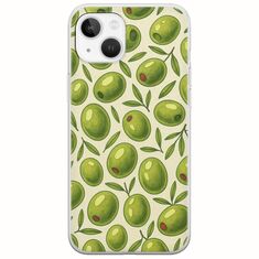 Olive Vibes iPhone 14 Flexible TPU (Διάφανη Σιλικόνη)