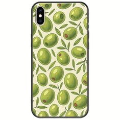 Olive Vibes iPhone XS Max Black TPU (Μαύρη Σιλικόνη)