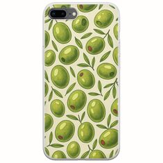 Olive Vibes iPhone 8 Plus Flexible TPU (Διάφανη Σιλικόνη)