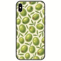 Olive Vibes iPhone X / XS Black TPU (Μαύρη Σιλικόνη)