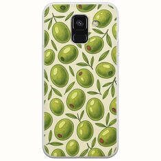 Olive Vibes Samsung Galaxy A8(2018) Flexible TPU (Διάφανη Σιλικόνη)