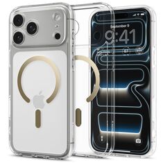 Θήκη Spigen Ultra Hybrid Mag Clear Gold για iPhone 17 Pro