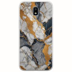 The Marble Collection - Artistic Samsung Galaxy J7(2017) Flexible TPU (Διάφανη Σιλικόνη)