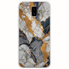 The Marble Collection - Artistic Samsung Galaxy J6 Plus Flexible TPU (Διάφανη Σιλικόνη)