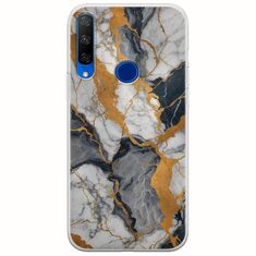The Marble Collection - Artistic Huawei Honor 20 Lite Flexible TPU (Διάφανη Σιλικόνη)