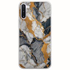 The Marble Collection - Artistic Samsung Galaxy Note 10 Flexible TPU (Διάφανη Σιλικόνη)