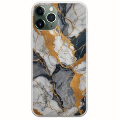 The Marble Collection - Artistic iPhone 11 Pro Flexible TPU (Διάφανη Σιλικόνη)