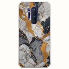 The Marble Collection - Artistic OnePlus 8 Pro Flexible TPU (Διάφανη Σιλικόνη)