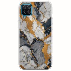The Marble Collection - Artistic Samsung Galaxy A12 Flexible TPU (Διάφανη Σιλικόνη)