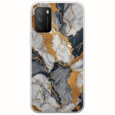 The Marble Collection - Artistic Xiaomi Poco M3 Flexible TPU (Διάφανη Σιλικόνη)