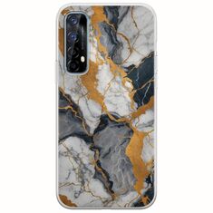 The Marble Collection - Artistic Realme 7 Flexible TPU (Διάφανη Σιλικόνη)