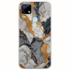 The Marble Collection - Artistic Realme 7i Flexible TPU (Διάφανη Σιλικόνη)