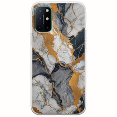 The Marble Collection - Artistic OnePlus 8T Flexible TPU (Διάφανη Σιλικόνη)