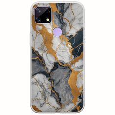 The Marble Collection - Artistic Realme C21 Flexible TPU (Διάφανη Σιλικόνη)