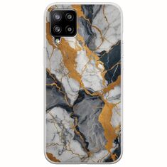 The Marble Collection - Artistic Samsung Galaxy A22 4G Flexible TPU (Διάφανη Σιλικόνη)