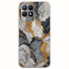 The Marble Collection - Artistic Realme 8i Flexible TPU (Διάφανη Σιλικόνη)