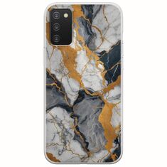 The Marble Collection - Artistic Samsung Galaxy A03s Flexible TPU (Διάφανη Σιλικόνη)