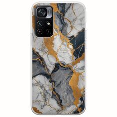 The Marble Collection - Artistic Xiaomi Poco M4 Pro 5G Flexible TPU (Διάφανη Σιλικόνη)